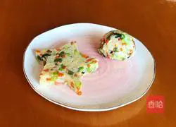 Illustration of how to make star mixed rice balls 9