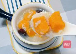 Illustration of how to make sweet potato and red date double rice porridge 10