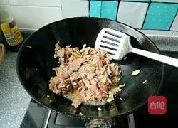 Illustration of how to make beef rice bowl 5