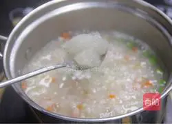 Illustration of how to make quinoa and cod porridge with vegetables and vegetables 7