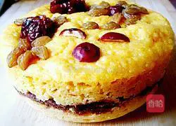 Milk brown sugar bean paste corn cake recipe illustration 11