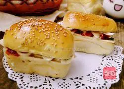 Quick breakfast burger recipe 9