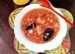 Illustration of how to make taro eight-treasure porridge (five reds to nourish blood) 7