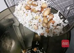 Purple sweet potato and peanut rice paste recipe 6