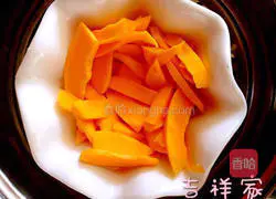 Illustration of how to make pumpkin hair cake 1