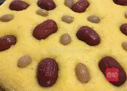 Illustration of how to make milky cornmeal steamed cake 1