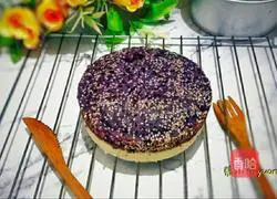 Illustration of how to make two-color hair cake 16