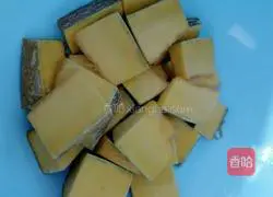 Illustration of how to make pumpkin braised rice 1