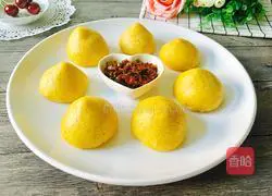 Illustration of how to make corn steamed buns 17