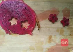 How to make honey dragon fruit rice balls 5