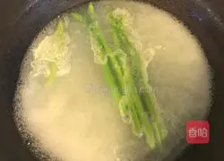 Cheese Cream Asparagus Pasta Recipe Illustration 3