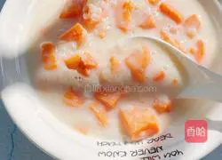 Milk-flavored sweet potato porridge recipe 9