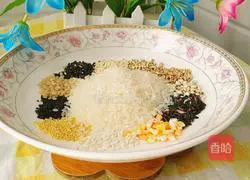 Illustration of making whole grain rice 2