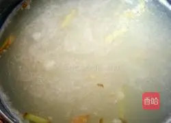 Spinach and Pork Liver Porridge Recipe Illustration 6