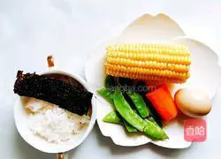 Chicken Rice Ball Recipe Illustration 1