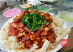 Peppa Pig Spaghetti Recipe Illustration 8