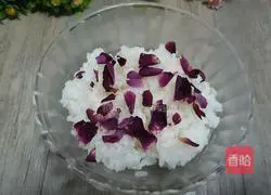 Illustration of how to make rose glutinous rice balls 4