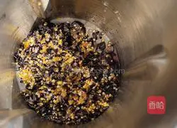 Illustration of how to make stomach-nourishing black rice paste 2