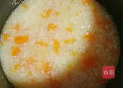 Rice Quinoa Illustration of how to make wheat pumpkin porridge 8