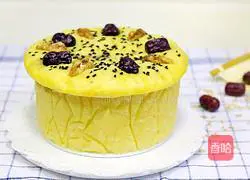 Illustration of how to make sweet potato cake 21