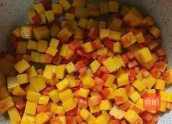 Teaching instructions for making pumpkin sauce risotto 6