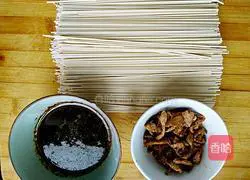 Illustration of homemade cold noodles 1