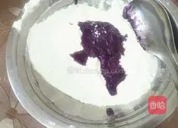 Purple sweet potato cake Illustration of how to do it 3