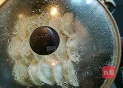 Illustration of how to make vegetarian three-fresh pot stickers 12