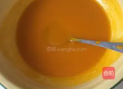 Illustration of how to make pumpkin hair cake 1