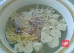 Illustration of how to make cross-bridge rice noodles 5