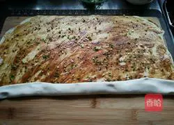 Illustration of how to make sesame rolls 13