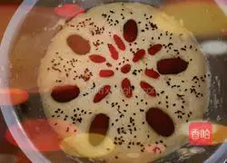Illustration of how to make millet hair cake 5