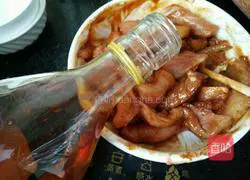 Homemade pork chop Illustration of making fort 7