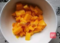 Illustration of how to make fruit, vegetable and cheese baked rice 8