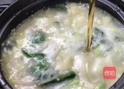 radish Cabbage porridge recipe 9