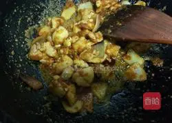 Illustration of Curry Chicken Rice Bowl 13