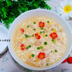 Shrimp and tofu soup