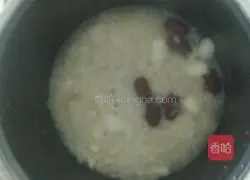 Illustration of how to make Poria porridge 5