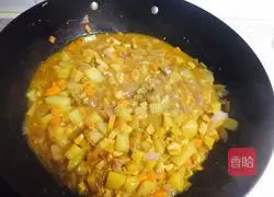 Illustration of how to make curry chicken 6
