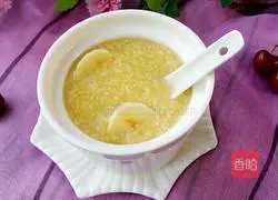 Illustration of how to make banana millet porridge 5