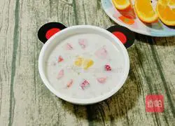 Milk Fruit Oatmeal Porridge (Baby Complementary Food) Recipe Illustration 9