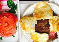 Juwu Illustration of how to make hamburgers 11