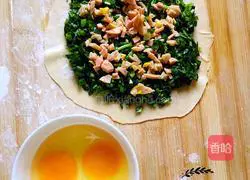 Illustration of how to make vegetable steamed buns (leeks and egg boxes) 7