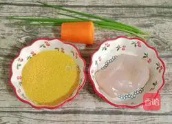 Chicken, millet and radish porridge recipe 1