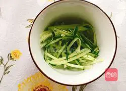 Illustration of how to make cold noodles 2 