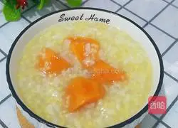 Illustration of how to make sweet potato porridge 7