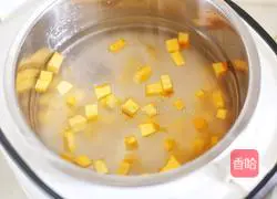 Illustration of how to make rice and pumpkin porridge 6