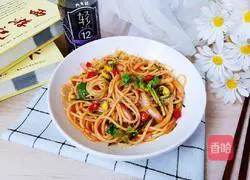 Illustration of how to make spicy cold rice noodles 11