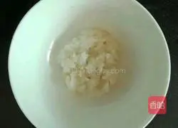 Illustration of how to make broccoli, yam and lean meat porridge (baby food supplement) 8