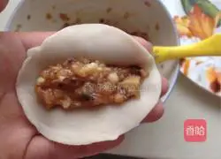 Illustration of how to make pot stickers 9